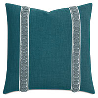 Malta Textured Border Decorative Pillow