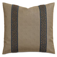 Natalia Beaded Border Decorative Pillow