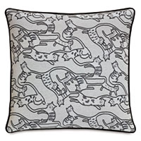 Alfie Cat Decorative Pillow in Cloud