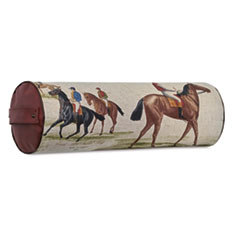 EQUESTRIAN BOLSTER WITH HANDLES