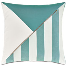 SAIL COLORBLOCK DECORATIVE PILLOW IN SKY