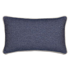 DOWNWIND WOVEN DECORATIVE PILLOW IN DENIM