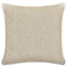 DOWNWIND WOVEN DECORATIVE PILLOW IN CREAM