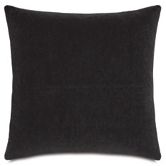 BRAHMS ALPACA DECORATIVE PILLOW IN CHARCOAL