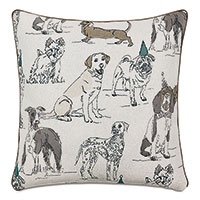 Buddy'S Bash Textured Decorative Pillow