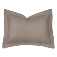 Deluca Sateen Standard Sham in Fawn