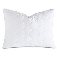 Viola Quilted Standard Sham in White