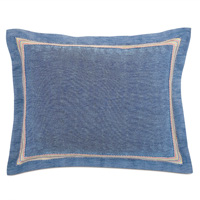 Paloma Woven Standard Sham In Blue