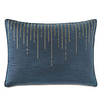 Tabitha Metallic Drip Standard Sham