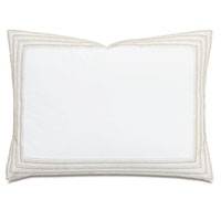 Ember Satin Stitch Standard Sham