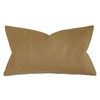 Trillium Solid Decorative Pillow in Gold