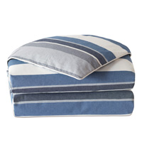 Wainscott Denim Striped Duvet Cover