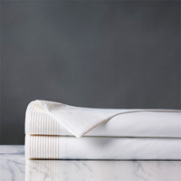 Marsden Satin Stitch Flat Sheet in Bisque