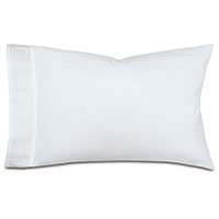 Marsden Satin Stitch Pillowcase in Bisque