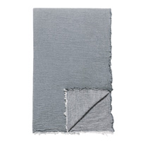 Delaveen Cotton Throw In Gray