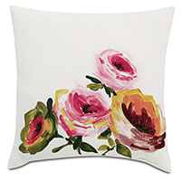 Tresco Handpainted Decorative Pillow