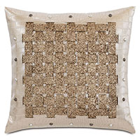 Valentina Basketweave Decorative Pillow