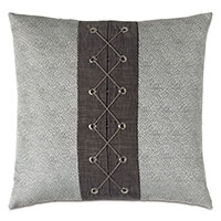 Zephyr Woven Trim Decorative Pillow