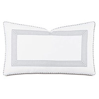 MALAYA GINGHAM DECORATIVE PILLOW IN HAZE