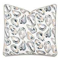 Highcliffe Oyster Decorative Pillow