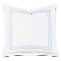 MALAYA GINGHAM EURO SHAM IN SKY