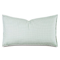 MALAYA GINGHAM KING SHAM IN LEAF