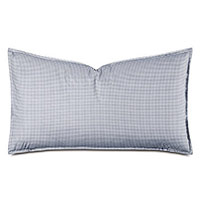 MALAYA GINGHAM KING SHAM IN NAVY