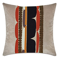 SOL PIECED DECORATIVE PILLOW