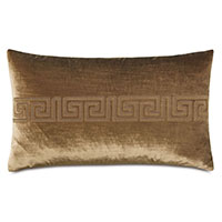 Antiquity Greek Key Decorative Pillow in Coin