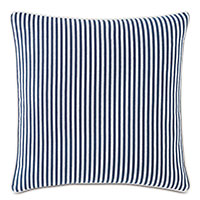 Villa Reversible Decorative Pillow in Navy