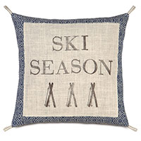 Lodge Blockprinted Decorative Pillow