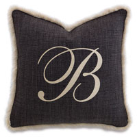 Gilmer Charcoal With Monogram