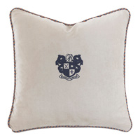 Ladue Faux Suede Accent Pillow In Taupe