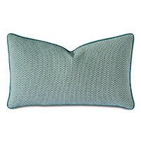 Twin Palms Textured Decorative Pillow