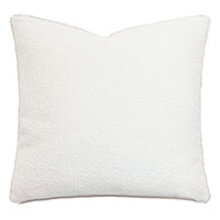 Lobos Boucle Decorative Pillow in Ivory