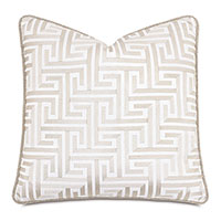 SUSSEX GREEK KEY DECORATIVE PILLOW