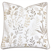 SUSSEX EMBROIDERED DECORATIVE PILLOW