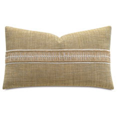 OJAI JUTE BORDER DECORATIVE PILLOW