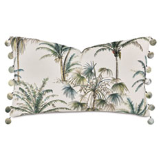 ST. LUCIA BEADED DECORATIVE PILLOW