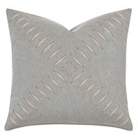 Park City Faux Leather Decorative Pillow