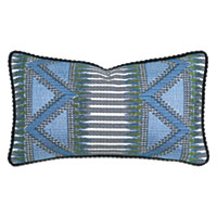 CORONA DEL MAR EMBROIDERED DECORATIVE PILLOW