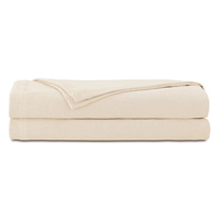 Brera Flannel Blanket In Ivory