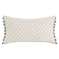 Felicity Beaded Trim Decorative Pillow