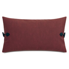 ANDES TOGGLE FAUX LEATHER DECORATIVE PILLOW