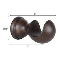 Legna Walnut Standard Bracket