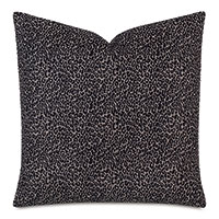 Lynx Animal Print Decorative Pillow In Onyx