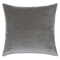 Uma Velvet Decorative Pillow In Gray