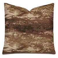 Fossil Decorative Pillow In Rust