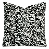 Earl Woven Decorative Pillow in Onyx