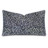 Earl Woven Decorative Pillow In Indigo